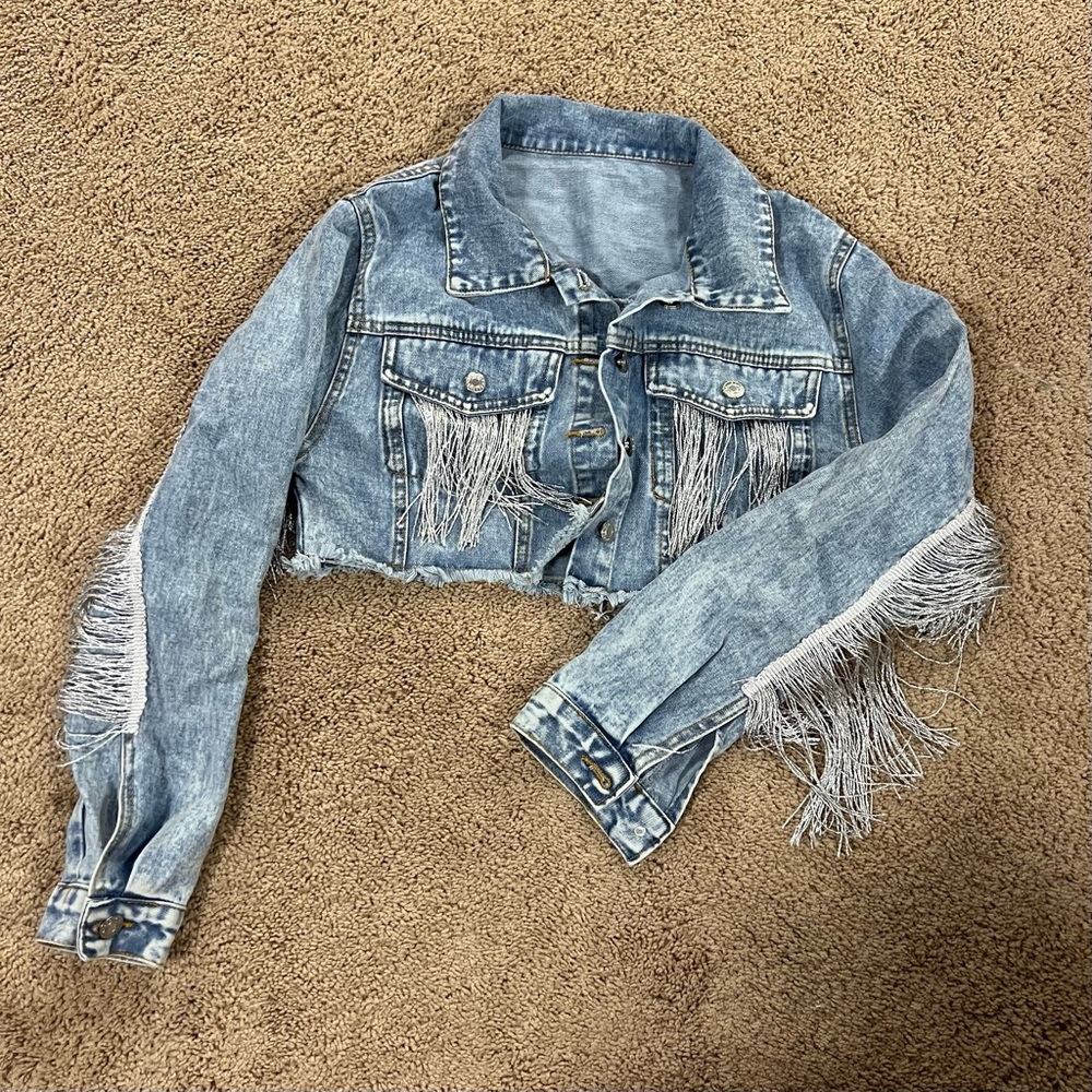 Fringe Jean jacket